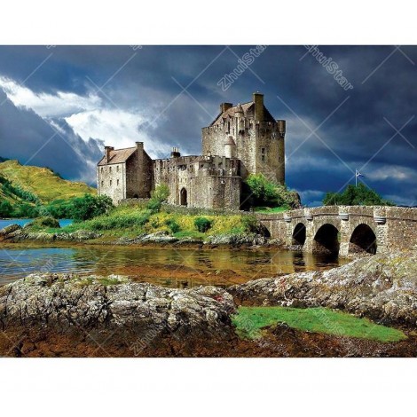 Majestic Castles 5D DIY Paint By Diamond Kit