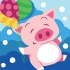 Happy Piggy 5D DIY Paint By Diamond Kit