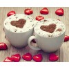 Heart Coffee Cup 5D DIY Paint By Diamond Kit