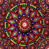 Religion Red Aesthetic Mandala 5D DIY Paint By Diamond Kit