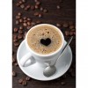 Heart Black Coffee 5D DIY Paint By Diamond Kit