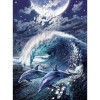 Moon & Sea 5D DIY Paint By Diamond Kit