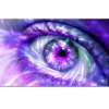 Purple Eye 5D DIY Paint By Diamond Kit