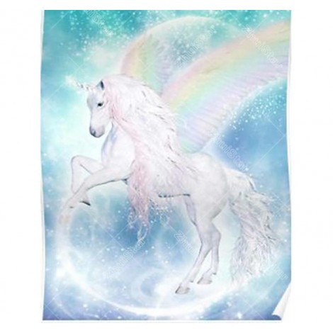 Magical Unicorn 5D DIY Paint By Diamond Kit