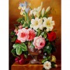 Peony Flowers 5D DIY Paint By Diamond Kit