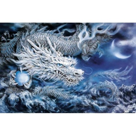 Kuraokami Dragon 5D DIY Paint By Diamond Kit