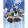 Mountain & Waterfalls 5D DIY Paint By Diamond Kit