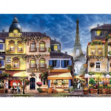 Pretty Paris 5D DIY Paint By Diamond Kit