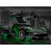 Green light Black Car 5D DIY Paint By Diamond Kit