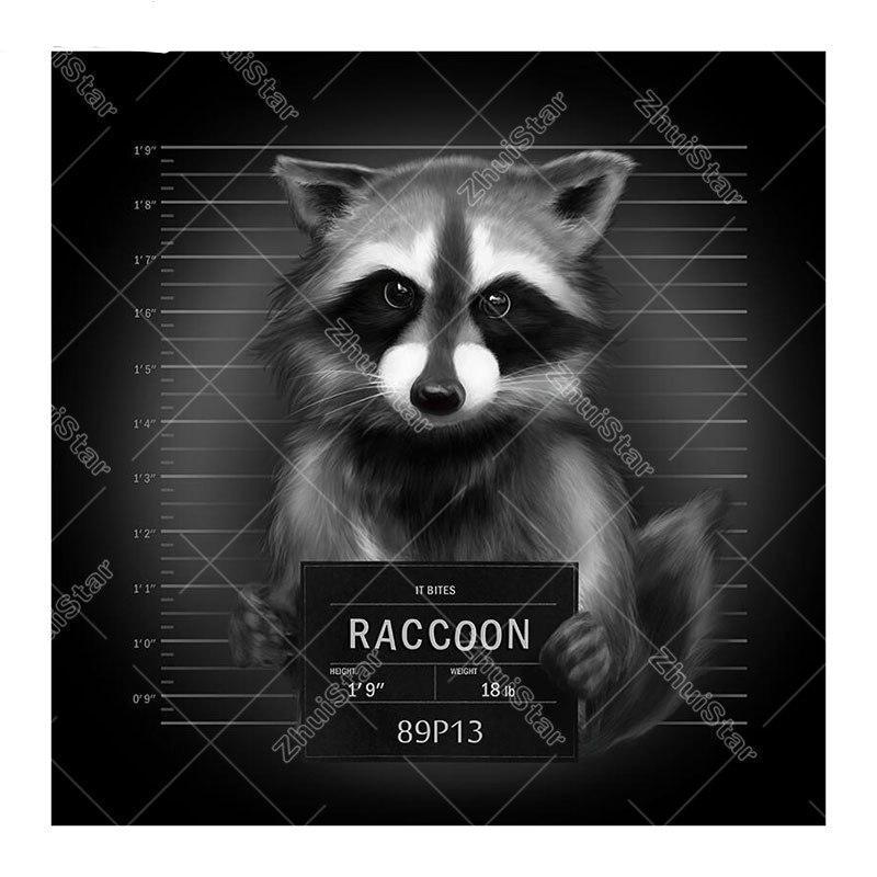 Raccoon 5D DIY Paint...