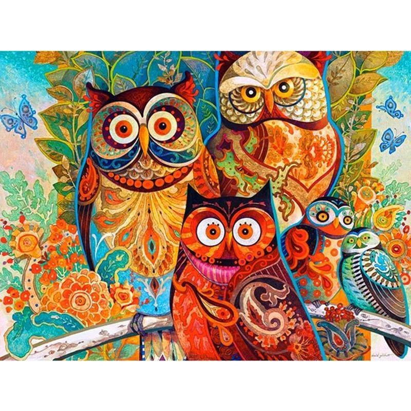 Colorful Owls 5D DIY...