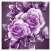 Rose &Butterfly 5D DIY Paint By Diamond Kit