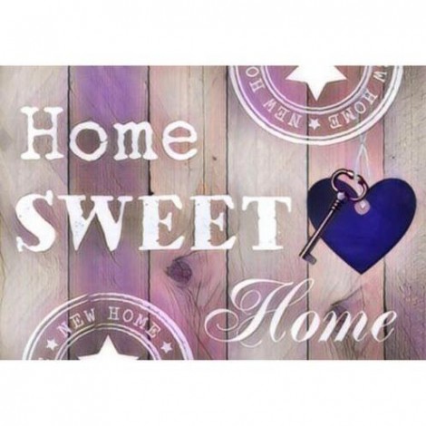 Home Sweet Home 5D DIY Paint By Diamond Kit