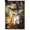 Halloween cat 5D DIY Paint By Diamond Kit