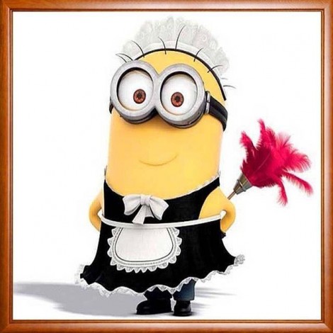 Minion Maid Cartoon Character 5D DIY Paint By Diamond Kit