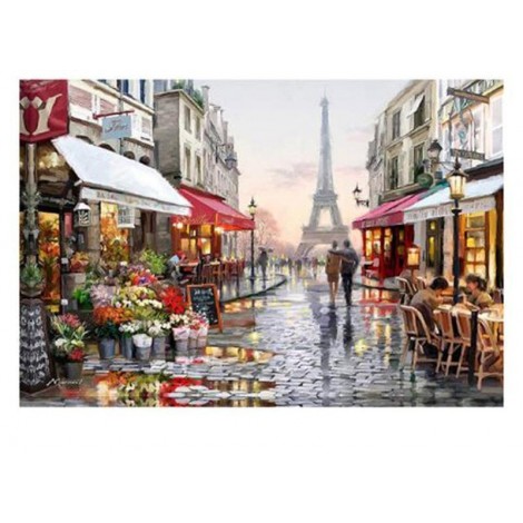 Evening In Paris 5D DIY Paint By Diamond Kit