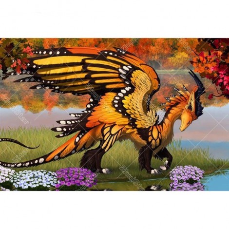 Dragon Prophecy 5D DIY Paint By Diamond Kit