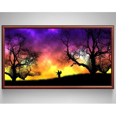 Lovers in Horizon 5D DIY Diamond Painting