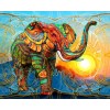 Colorful Elephant 5D DIY Paint By Diamond Kit