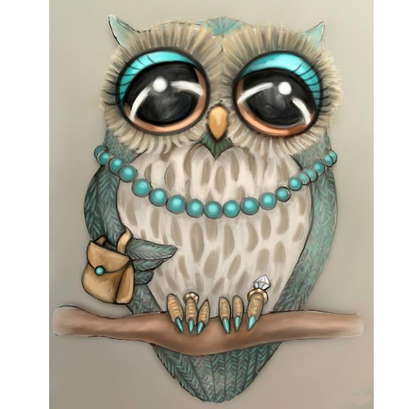 Fancy Owl 5D DIY Dia...