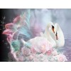 Mystical Swans 5D DIY Paint By Diamond Kit