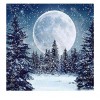 Trees Under Snow 5D DIY Paint By Diamond Kit