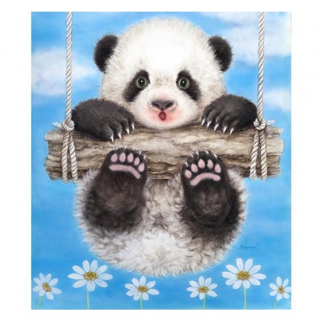 Cute Panda 5D DIY Paint By Diamond Kit