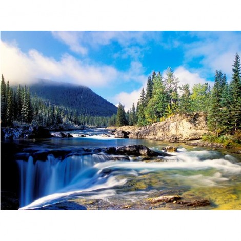 Landscape Streaming River 5D DIY Paint By Diamond Kit