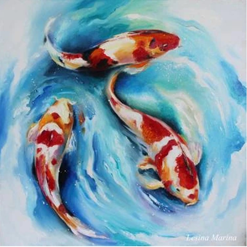 Koi Fish by Marina L...