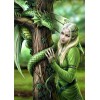 Green Fairy And Snake - 5D DIY Diamond Painting