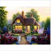 House Canvas Oil 5D DIY Paint By Diamond Kit