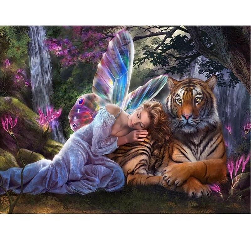 Fairy With Tiger 5D ...