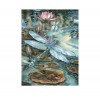 Lotus & Crystals 5D DIY Paint By Diamond Kit