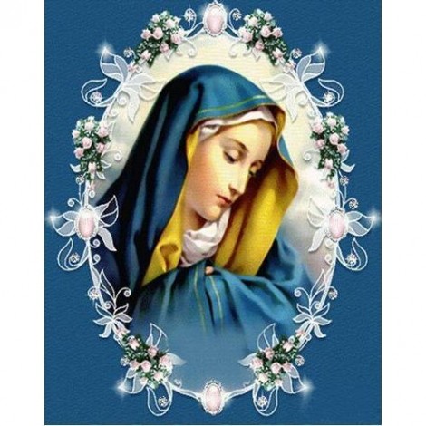 Mother Mary 5D DIY Paint By Diamond Kit