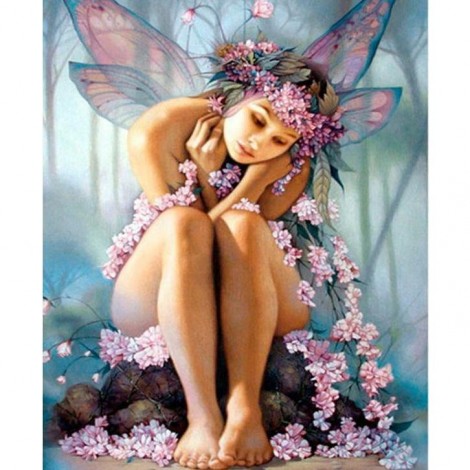 Butterfly Fairy 5D DIY Paint By Diamond Kit