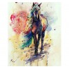 Multicolored Horse 5D DIY Paint By Diamond Kit