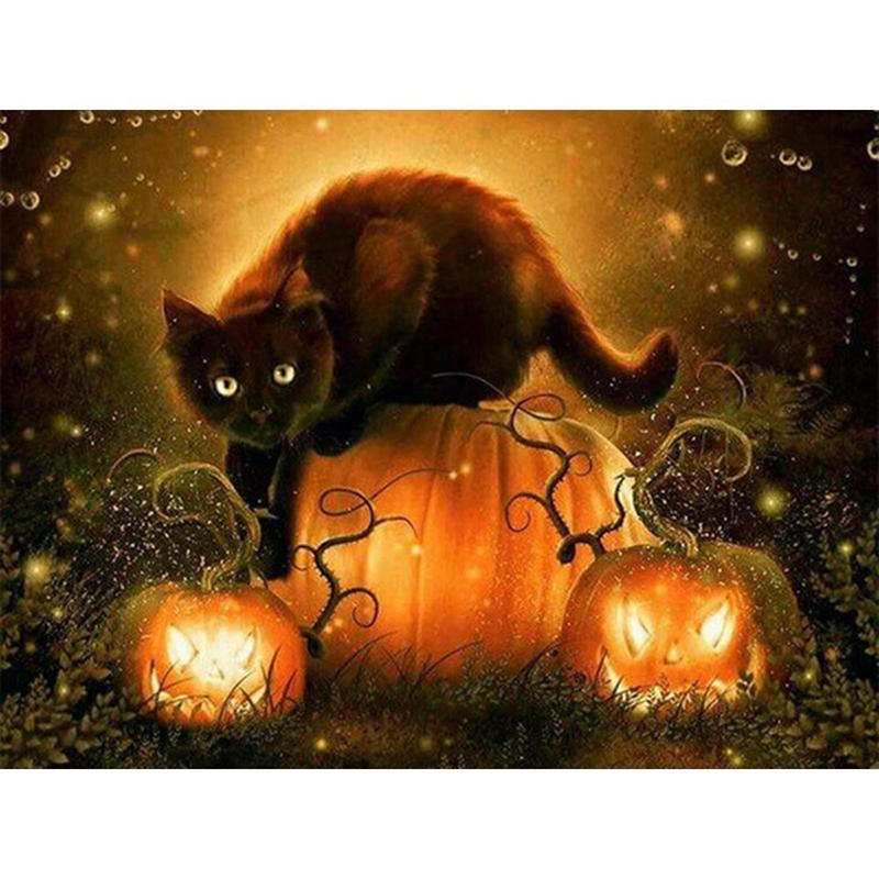 Halloween Cat 5D DIY...