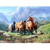 Horse On The Grass 5D DIY Paint By Diamond Kit