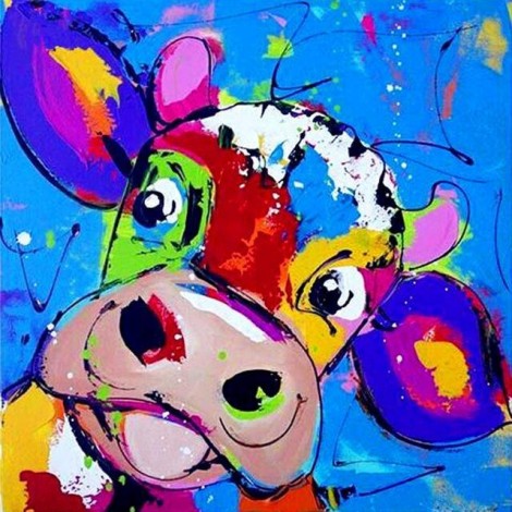 Pranking Cow 5D DIY Paint By Diamond Kit