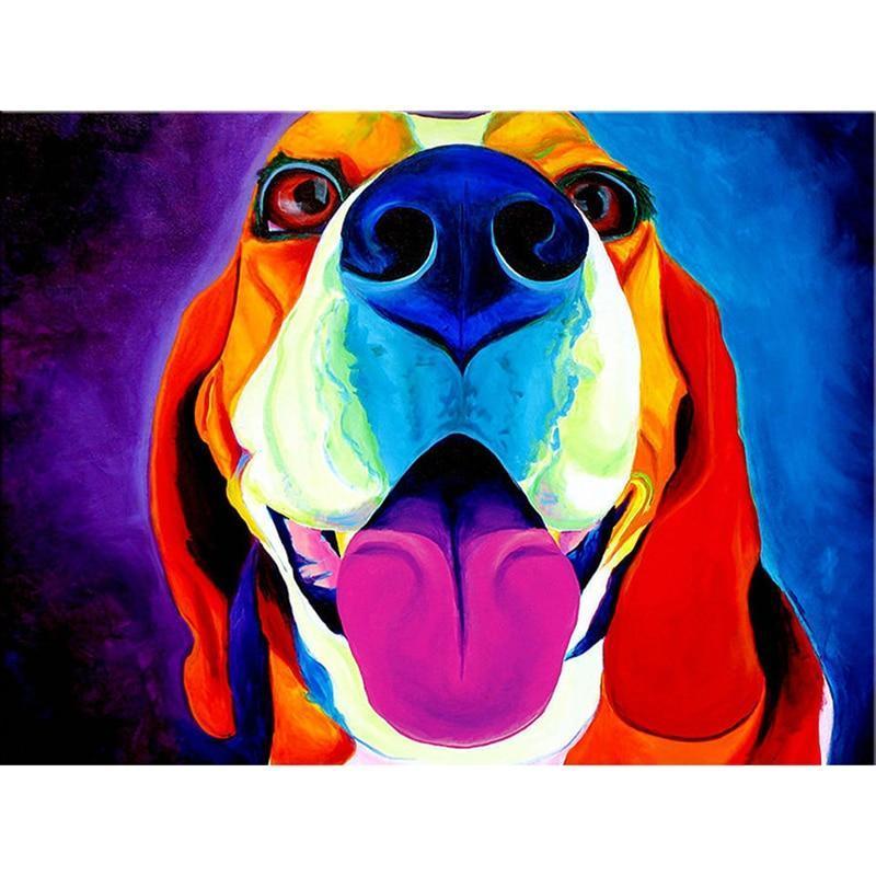 Colorful Dog 5D DIY ...