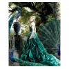 Peacock Princess 5D DIY Paint By Diamond Kit