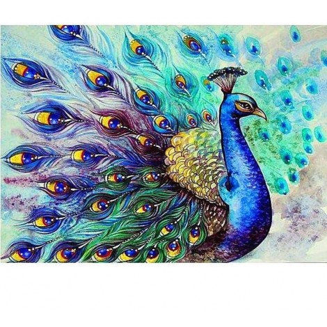 Peacock 5D DIY Paint By Diamond Kit