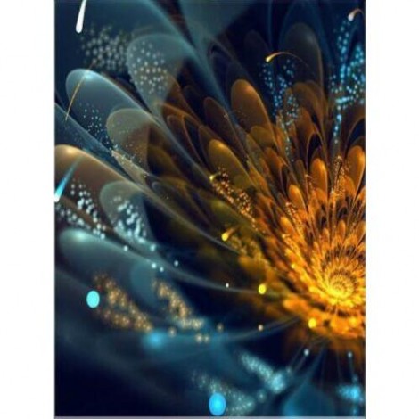 Fluorescent Sunflower 5D DIY Paint By Diamond Kit