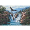 Eagle Falls Scenic 5D DIY Paint By Diamond Kit