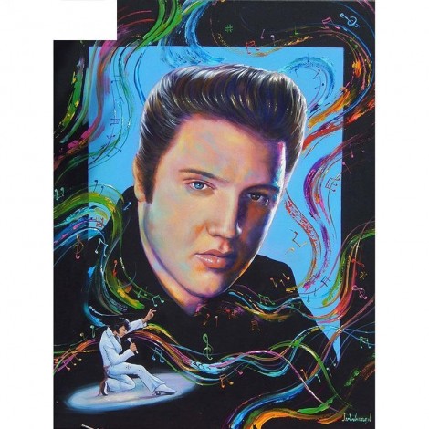 Elvis Presley Embroidery 5D DIY Paint By Diamond Kit