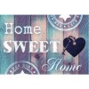 Home Sweet Home Purple 5D DIY Paint By Diamond Kit