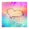 Love Beach 5D DIY Paint By Diamond Kit