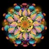 Religious Mandala Glow 5D DIY Paint By Diamond Kit