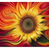 Colorful Sunflowers 5D DIY Paint By Diamond Kit