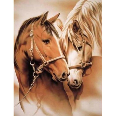 Horse Lovers 5D DIY Paint By Diamond Kit